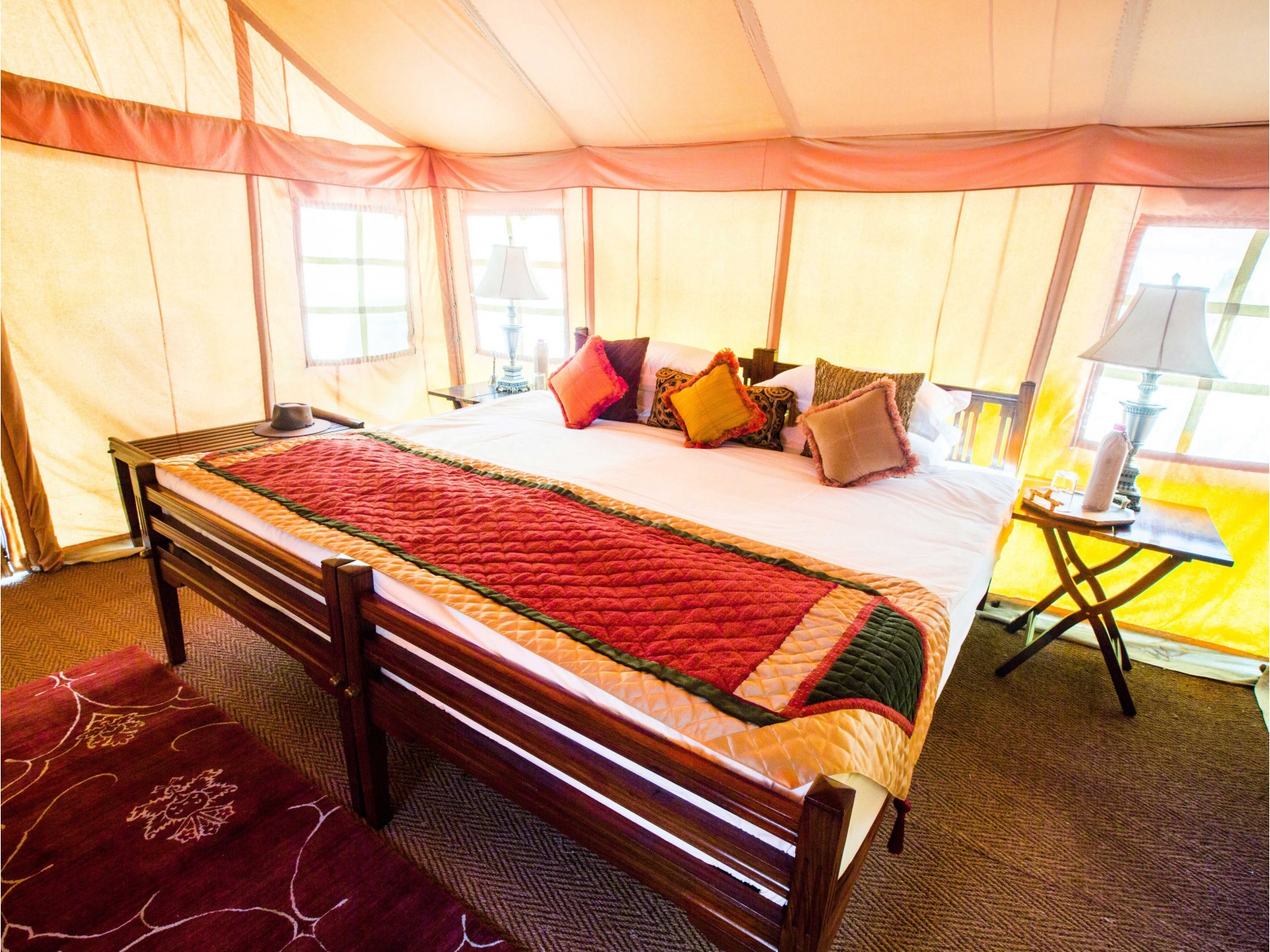 Luxury Tent Interior