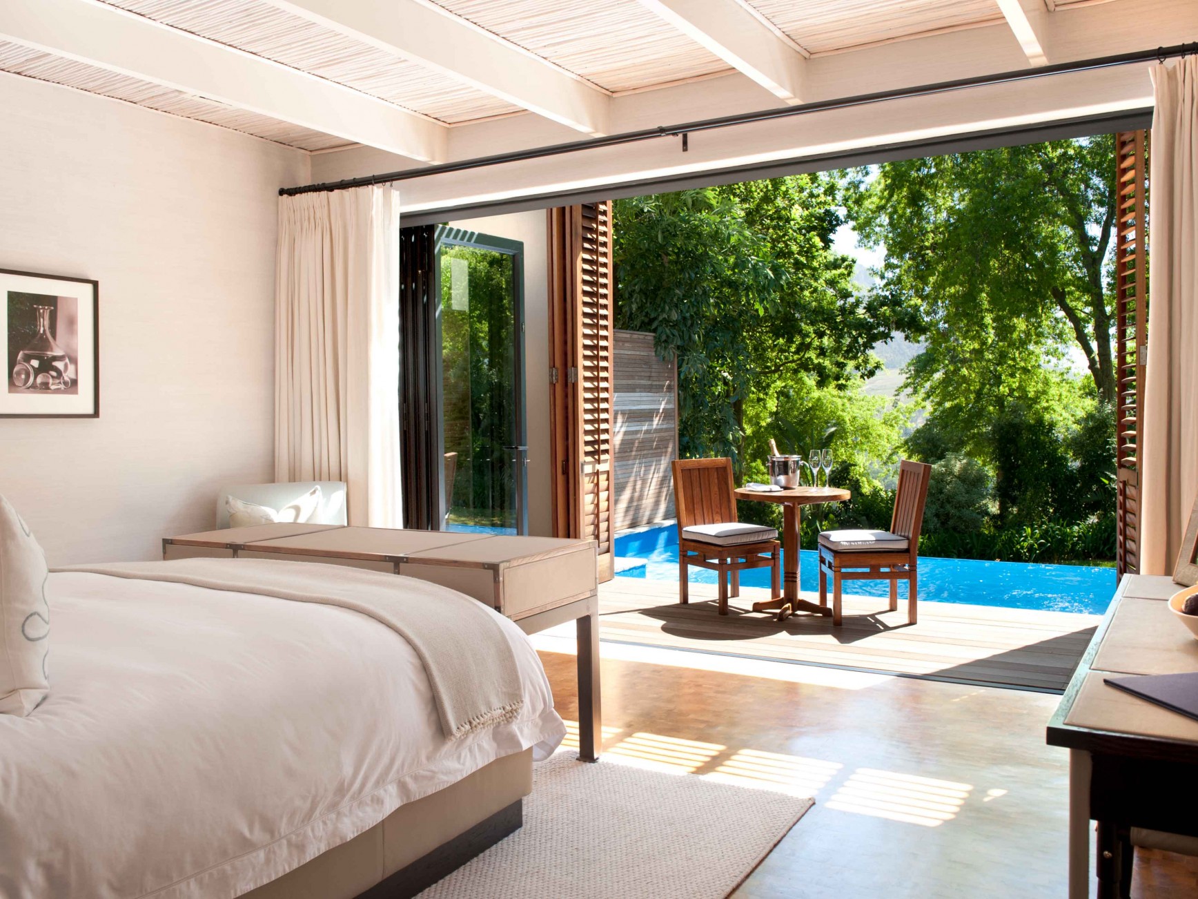 Rooms suites at Delaire Graff Estate Stellenbosch